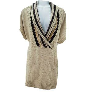 BCBG Maxazria Womens Sweater Aztec V Neck Size‎ XSm